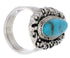 Silver Turquoise Southwest Ring Size 4-3/4 UX34450