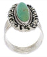Sterling Silver Jewelry Turquoise Ring Size 7-1/2 UX34505