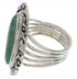 Genuine Sterling Silver Jewelry Turquoise Ring Size 7-3/4 UX34523