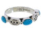 Stackable Sterling Silver Turquoise Jewelry Ring Size 8-1/4 UX34764
