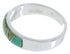 Silver And Turquoise Inlay Southwest Ring Size 4-3/4 UX36875