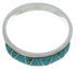 Turquoise Inlay Sterling Silver Jewelry Ring Size 6-1/4 UX37108