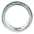 Turquoise Water Wave Sterling Silver Ring Size 6-1/4 EX40796