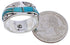 Southwest Water Wave Turquoise Inlay Ring Size 5-1/4 EX40807