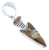 Multicolor Inlay Arrowhead Sterling Silver Pendant MX22204