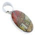 Native American Village Design Silver Multicolor Pendant MX22254