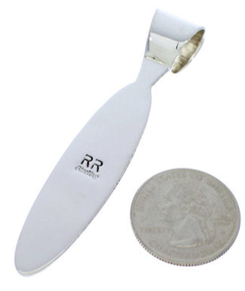 Sterling Silver Tiger Eye Multicolor Jewelry Pendant MX22265