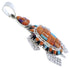 Sterling Silver Turtle Multicolor Jewelry Pendant MX22268