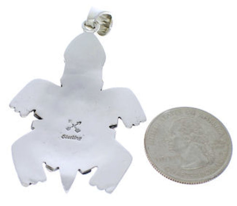 Sterling Silver Turtle Multicolor Jewelry Pendant MX22268