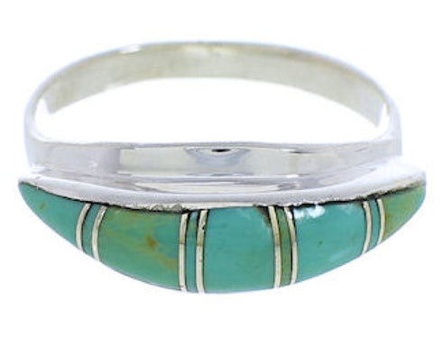 Turquoise Silver Southwest Ring Size 5-3/4 MX22412