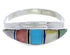 Multicolor Southwest Jewelry Silver Ring Size 7-1/4 MX22443