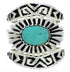 Authentic Silver Turquoise Stackable Ring Set Size 8-1/4 UX33443