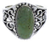 Turquoise Jewelry Sterling Silver Ring Size 4-3/4 UX33474