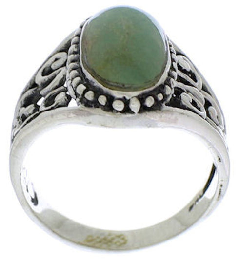 Sterling Silver And Turquoise Jewelry Ring Size 5-1/2 UX33481