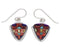 Southwest Multicolor And Silver Earrings EX32720