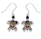 Native American Pueblo Design Multicolor Turtle Earrings EX32319