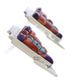 Genuine Sterling Silver And Multicolor Inlay Earrings EX32465