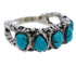 Authentic Sterling Silver Turquoise Ring Size 5 WX34697