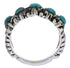 Southwest Silver Turquoise Ring Size 5 WX34708