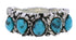 Sterling Silver Jewelry Turquoise Ring Size 6-1/4 WX34726