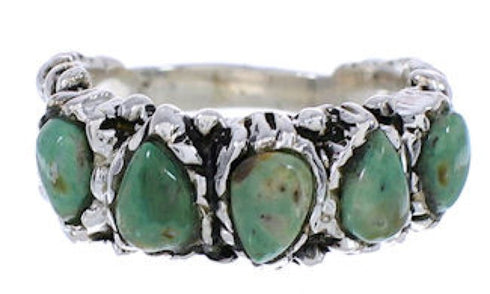 Turquoise Sterling Silver Southwest Ring Size 8-3/4 WX34734