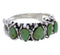 Turquoise Authentic Sterling Silver Southwestern Jewelry Ring Size 8-1/2 AX87502