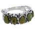 Turquoise Jewelry Authentic Sterling Silver Ring Size 6-1/4 WX34757