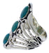 Sterling Silver And Turquoise Ring Size 6-1/2 UX32700