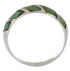 Turquoise Inlay And Sterling Silver Jewelry Ring Size 5-3/4 UX35088