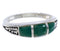 Turquoise Inlay And Sterling Silver Southwest Ring Size 6-1/4 UX35180