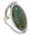 Genuine Sterling Silver Southwest Turquoise Ring Size 5-1/4 JX37448