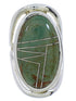 Genuine Sterling Silver Southwest Turquoise Ring Size 5-1/4 JX37448