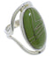 Southwest Genuine Sterling Silver Turquoise Ring Size 7-1/4 JX37478