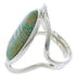 Silver Southwest Turquoise Ring Size 6-3/4 JX37493