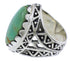 Genuine Sterling Silver Turquoise Southwest Ring Size 4-3/4 TX38910