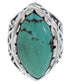 Genuine Sterling Silver Turquoise Southwestern Ring Size 5-1/4 TX38911