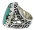 Genuine Sterling Silver Turquoise Southwestern Ring Size 5-1/4 TX38911