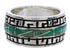Turquoise Inlay Sterling Silver Southwestern Ring Size 6 TX38466