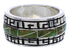Southwest Inlay Sterling Silver And Turquoise Ring Size 6-1/2 TX38543