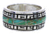Genuine Sterling Silver And Turquoise Ring Size 6-1/2 TX38547