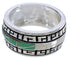 Genuine Sterling Silver And Turquoise Ring Size 6-1/2 TX38547