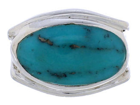 Silver Southwest Turquoise Jewelry Ring Size 5-1/2 TX39752