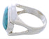 Silver Southwest Turquoise Jewelry Ring Size 5-1/2 TX39752