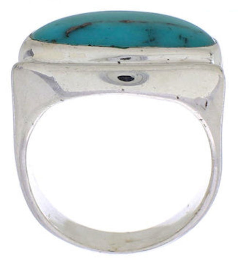 Silver Southwest Turquoise Jewelry Ring Size 5-1/2 TX39752