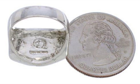 Silver Southwest Turquoise Jewelry Ring Size 5-1/2 TX39752