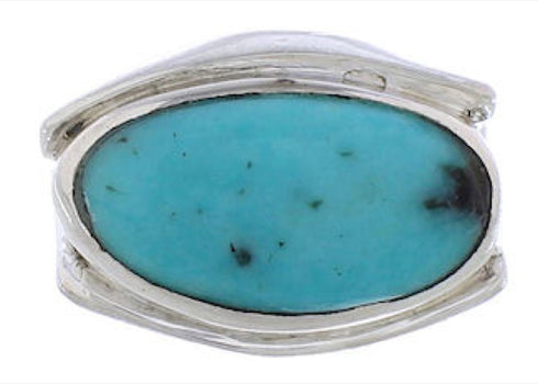 Sterling Silver Southwest Turquoise Jewelry Ring Size 5-3/4 TX39756