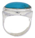 Sterling Silver Southwest Turquoise Ring Size 5-1/4 TX39757
