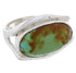 Turquoise Southwest Sterling Silver Ring Size 5-3/4 TX39822