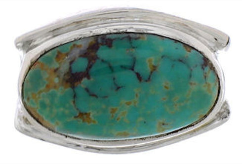 Turquoise Sterling Silver Southwest Jewelry Ring Size 4-3/4 TX39843