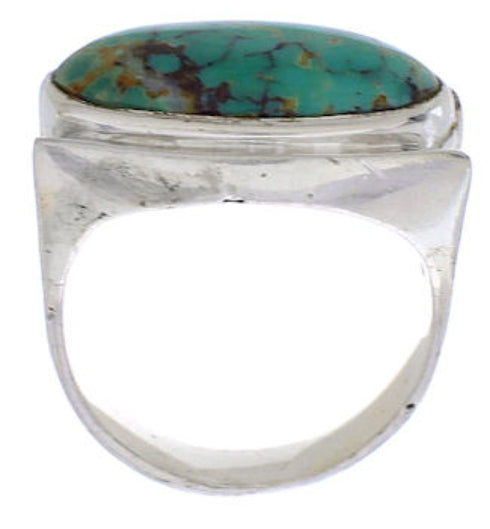 Turquoise Sterling Silver Southwest Jewelry Ring Size 4-3/4 TX39843